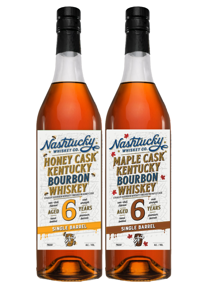 Nashtucky Honey Cask and Maple Cask Kentucky Rye Whiskey