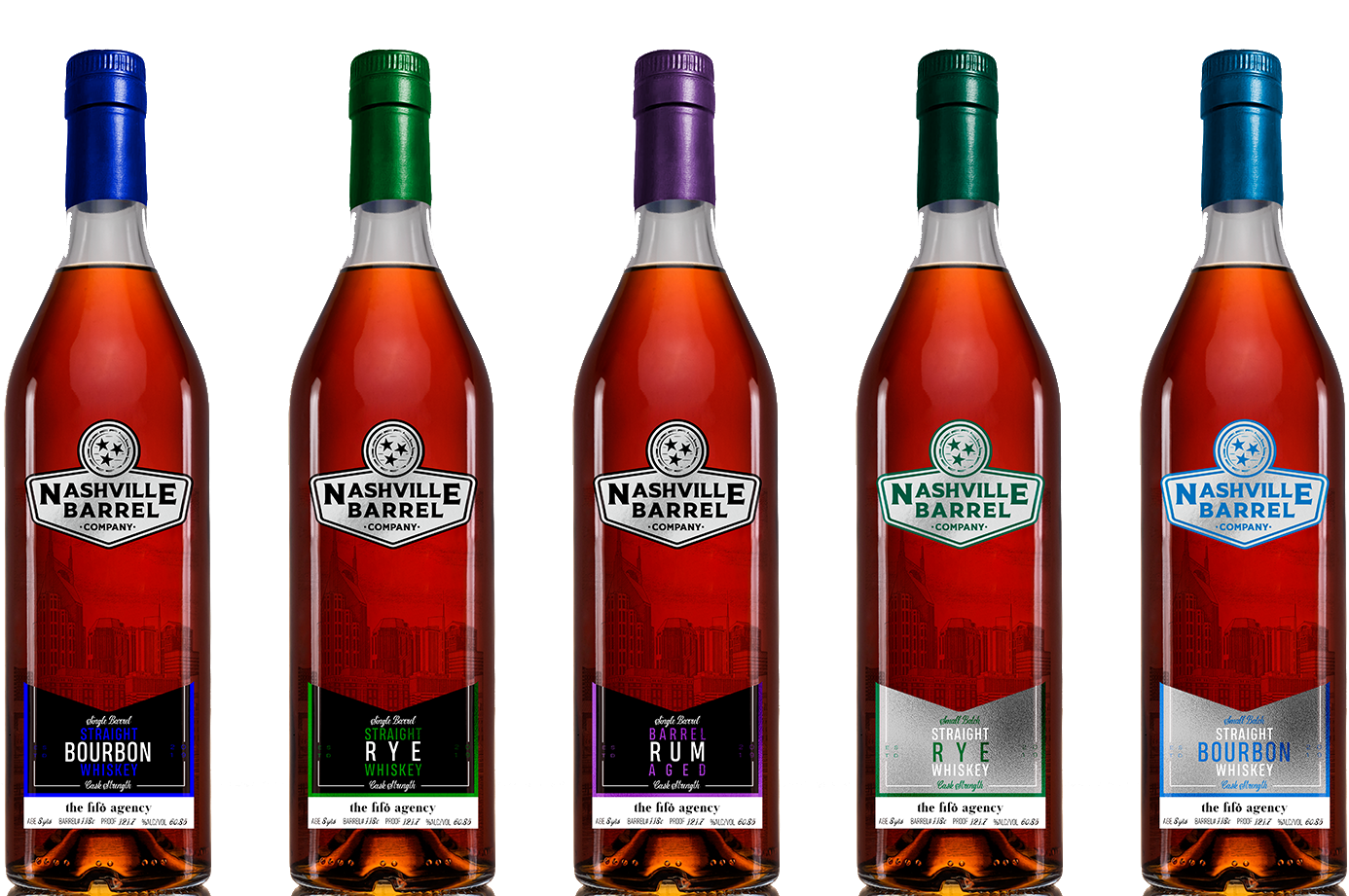 Nashville Barrel Company — Bourbon, Rum, Straight Bourbon, Rye